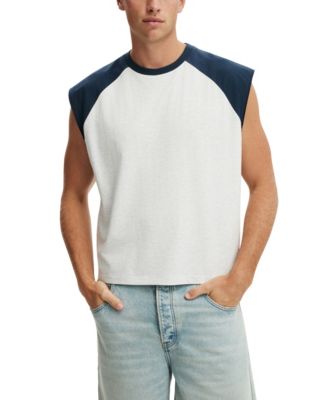 COTTON ON Men's Cropped Fit Muscle Sleeveless Tank