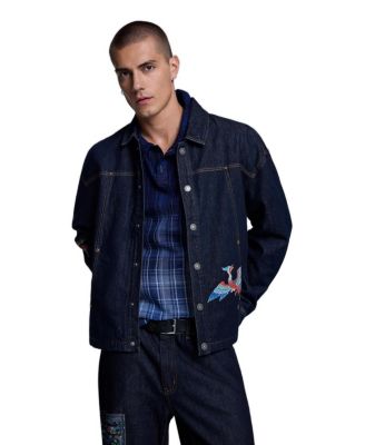Мужская куртка Desigual из 100% хлопка с принтом