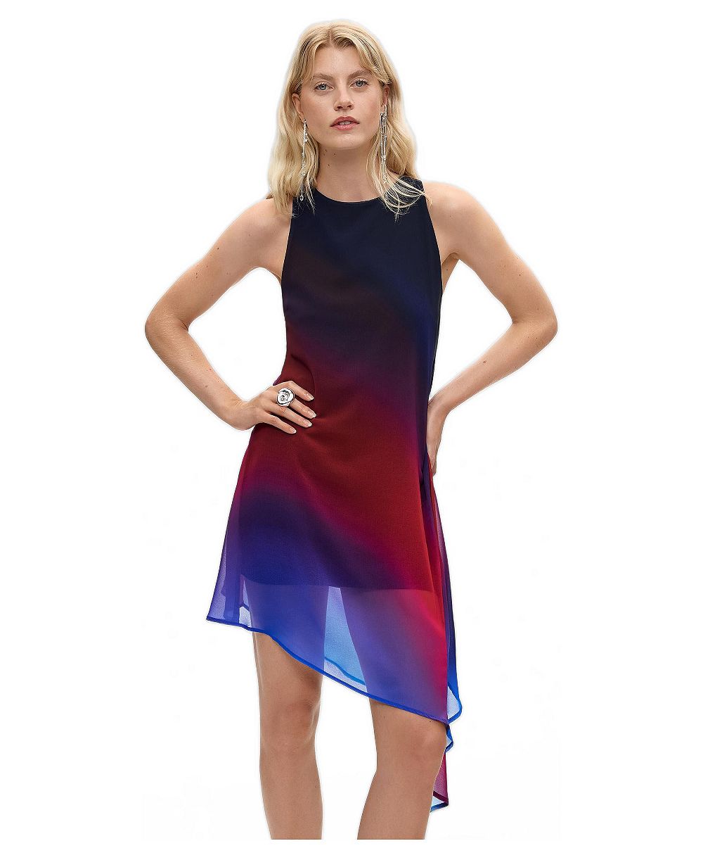 Женское асимметричное платье Desigual из тюля
