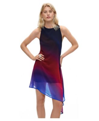 Desigual Women's Asymmetric tulle dress