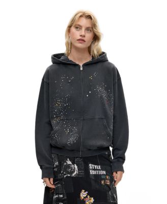 Desigual женская блестящая толстовка на молнии