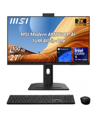 MSI Modern AM273QP AI 1UM 27" QHD Intel Core Ultra 5, 16 ГБ DDR5, 1 ТБ SSD, Windows 11 Pro моноблок