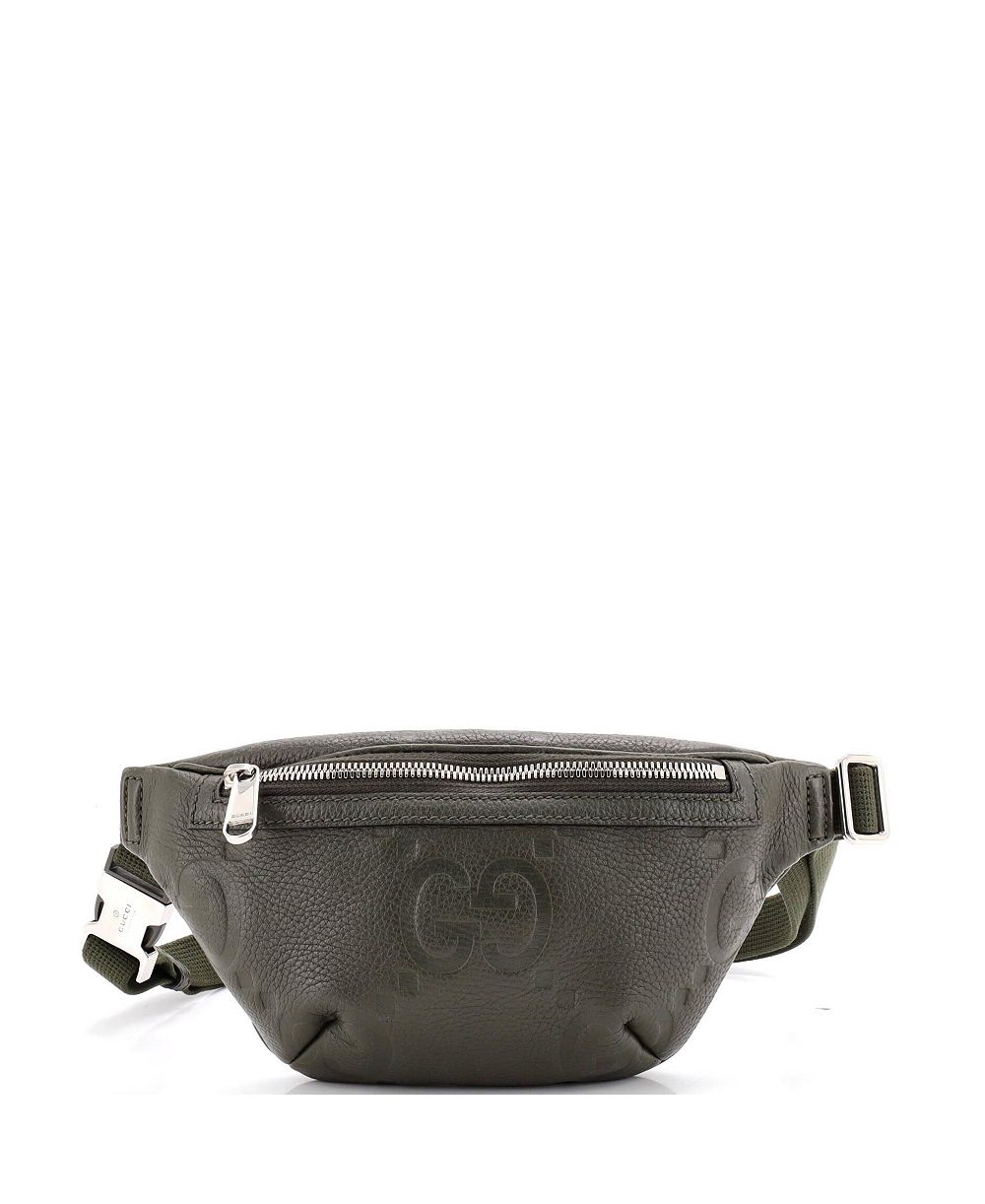Pre-Owned Gucci Small Belt Bag Jumbo GG Embossed Leather