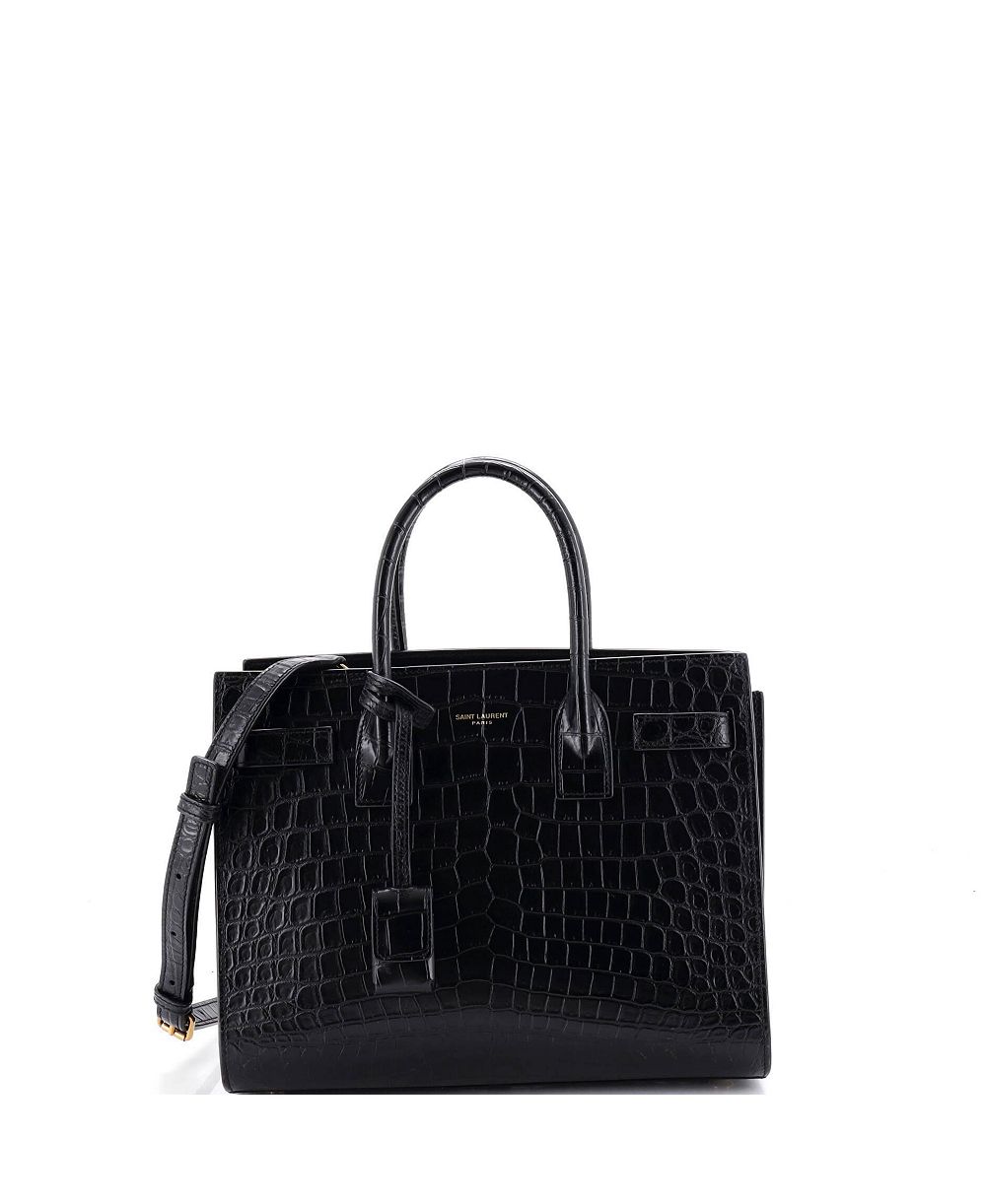 Pre-Owned Saint Laurent сумка Baby Sac de Jour NM из тиснёной кожи