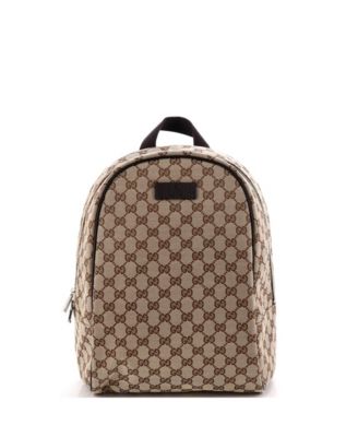Pre-Owned Gucci дорожный рюкзак с молнией по периметру из ткани GG canvas