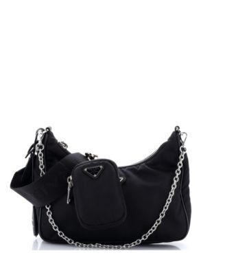 Pre-Owned Prada Small Re-Edition 2005 Shoulder Bag Tessuto