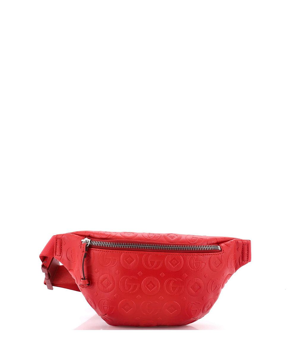 Pre-Owned Gucci, кожаная сумка-пояс для мальчиков и девочек с тиснением