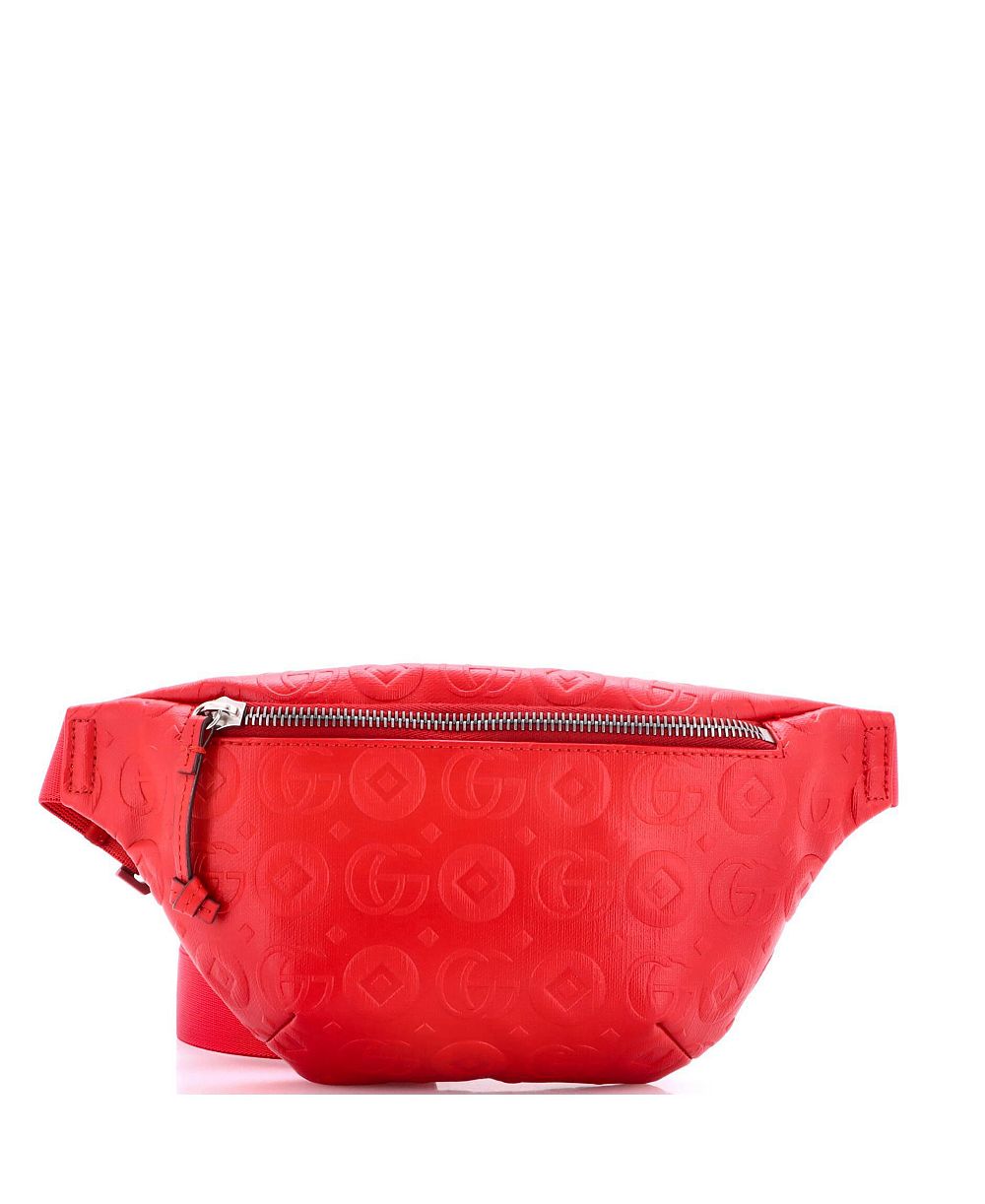 Pre-Owned Gucci кожаный ремень-сумка с тисненым регулируемым ремешком для мальчиков и девочек
