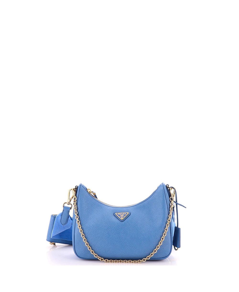 Pre-Owned Prada Small Re-Edition 2005 Shoulder Bag Saffiano Leather