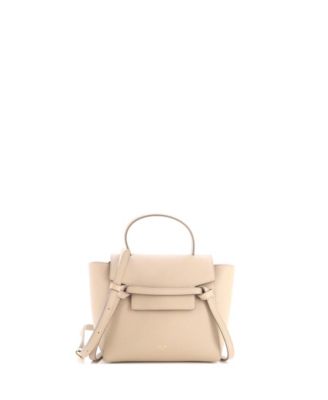 Б/у мини-сумка Celine Nano Belt Bag из текстурированной кожи