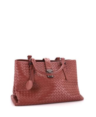 Pre-Owned Bottega Veneta Medium Roma Bag Intrecciato Nappa