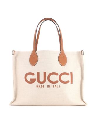 Pre-Owned Gucci средняя сумка-шоппер Logo Shopper с принтом из ткани