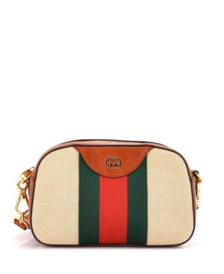 Б/у сумка Gucci Camera Bag Vintage Web Canvas