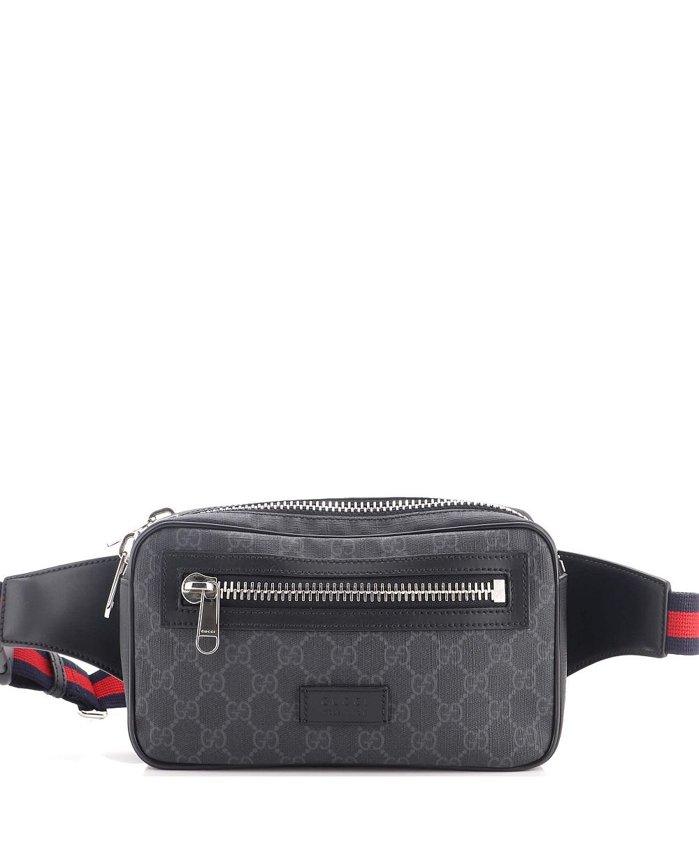 Pre-Owned Gucci Small Soft Zip Belt Bag GG Coated Canvas
