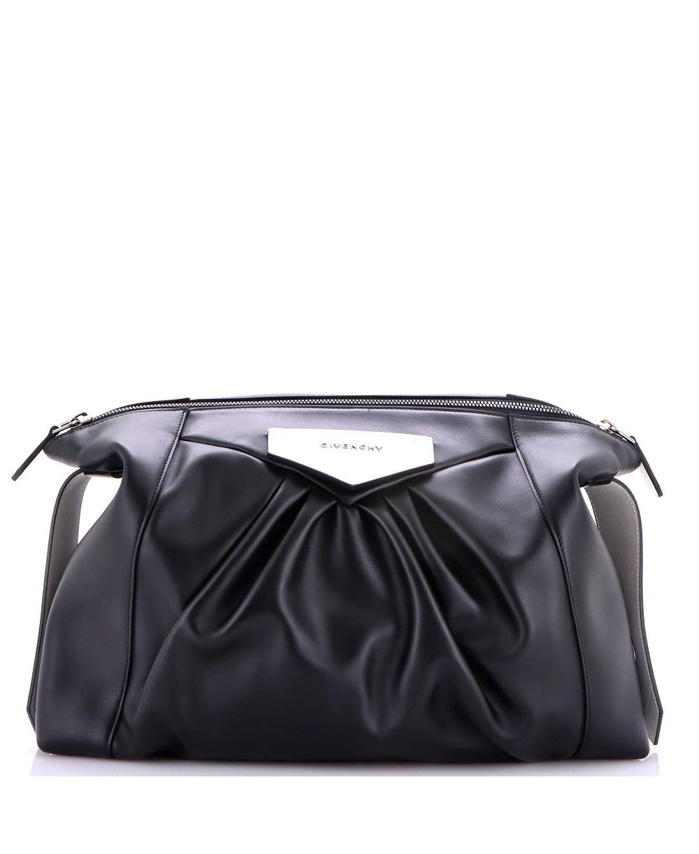 Pre-Owned Givenchy Large Antigona Soft Clutch Leather