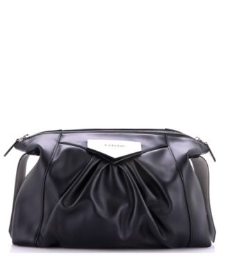 Pre-Owned Givenchy Large Antigona Soft Clutch Leather