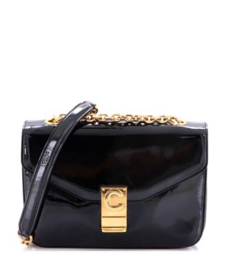 Pre-Owned Celine средняя сумка C Bag из лакированной кожи