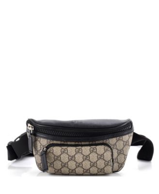 Pre-Owned Gucci Сумка-пояс Medium Eden Waist Bag из лакированного канваса GG
