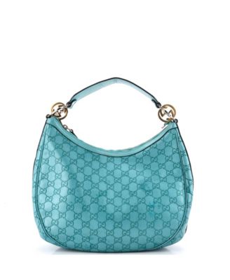 Pre-Owned Gucci Medium Twins Hobo Guccissima Leather