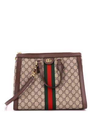 Pre-Owned Gucci Medium Ophidia Top Handle Tote GG Coated Canvas