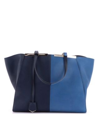Pre-Owned Fendi большая сумка 3Jours, кожа