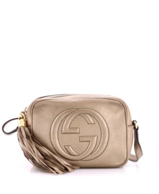 Сумка Pre-Owned Gucci Small Soho Disco из кожи, через плечо