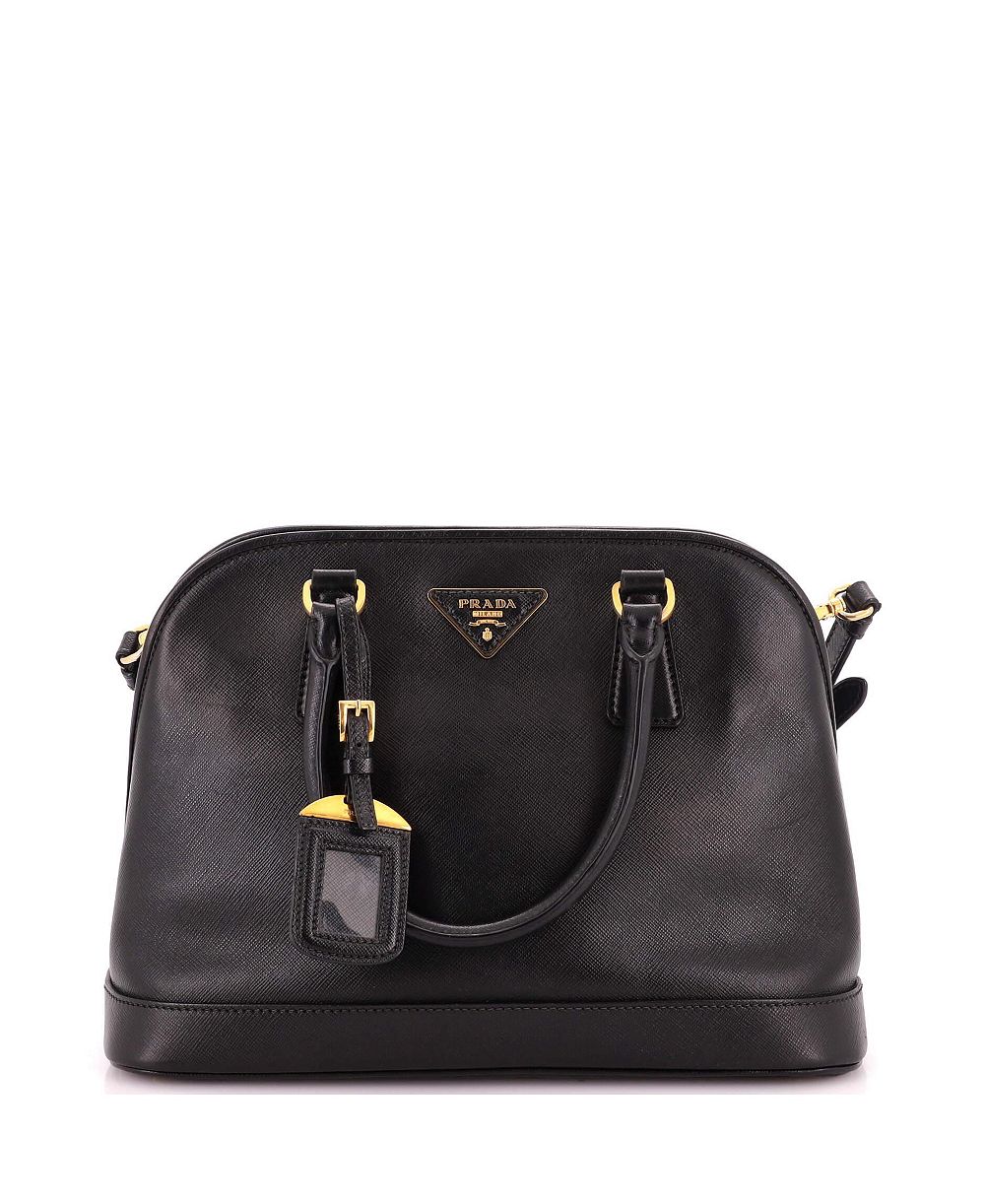 Pre-Owned Prada Средняя открытая сумка Promenade кожа Saffiano