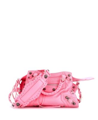 Б/у маленькая сумка Balenciaga XS Neo Cagole City из кожи
