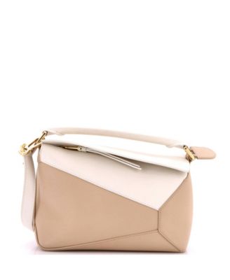 Б/у кожаная сумка Loewe Small Puzzle
