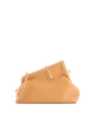 Pre-Owned Fendi Small First Bag Leather