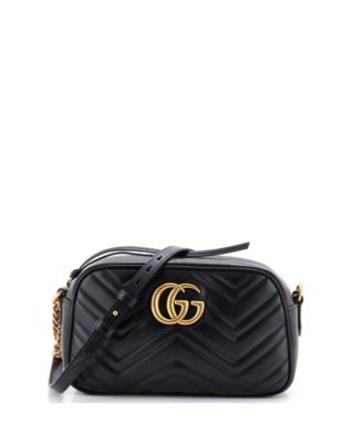 Pre-Owned Guccissima кожаная сумка через плечо Small GG Marmont Matelasse