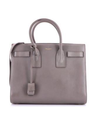 Б/у кожаная сумка-тоут Saint Laurent Small Sac de Jour NM