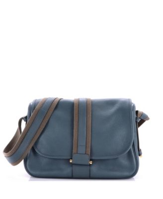 Pre-Owned HERMÉS сумка-мессенджер Bourlingue из кожи Clemence