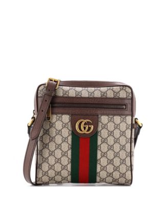 Б/у сумка-мессенджер Gucci Small Ophidia из ткани GG Supreme