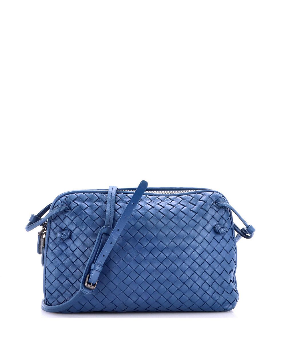 Pre-Owned Bottega Veneta маленькая сумка через плечо Nodini из кожи Intrecciato Nappa