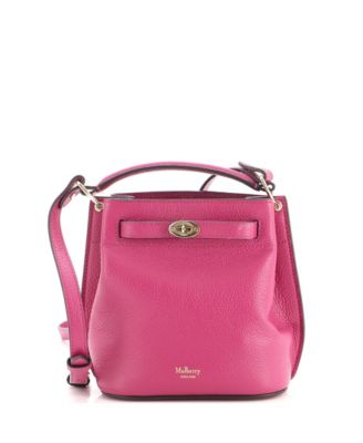 Б/у маленькая сумка-ведро Mulberry Islington из кожи