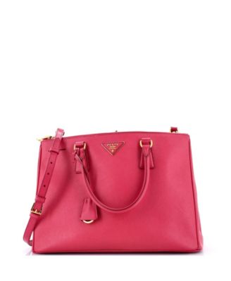 Б/у сумка-тоут Prada Medium Double Zip Lux из кожи Saffiano
