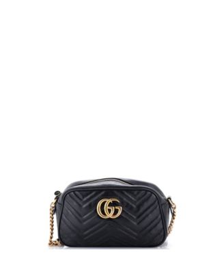 Pre-Owned Gucci маленькая плечевая сумка GG Marmont стеганая кожа