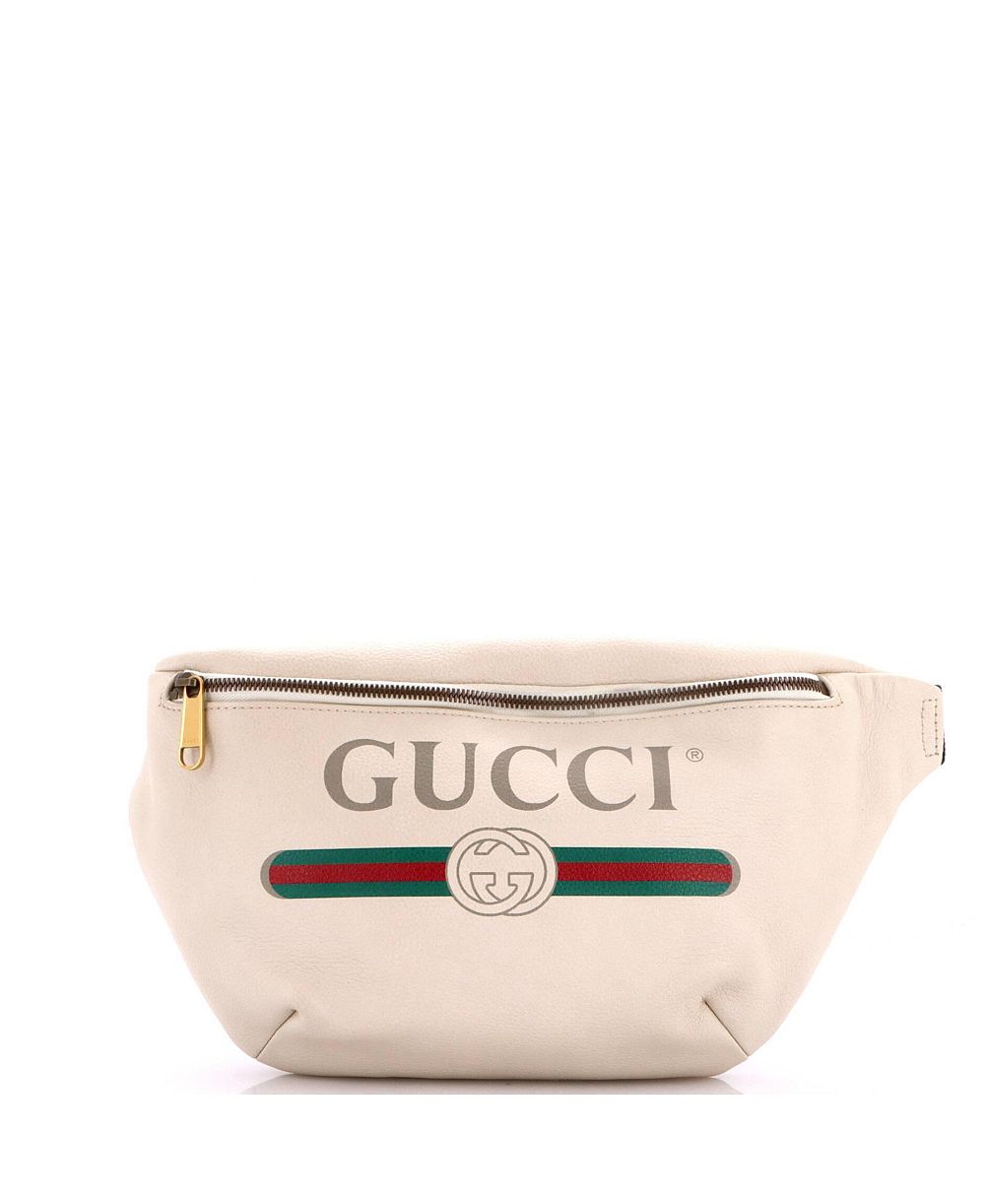 Б/у сумка-кошелек Gucci со средним логотипом из принтованной кожи
