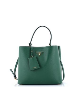 Pre-Owned Prada Large Panier Bucket Bag Saffiano Leather