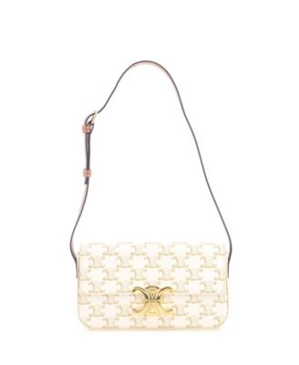 Pre-Owned Celine сумка через плечо Triomphe East-West из лакированной ткани с принтом Triomphe