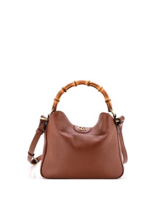 Pre-Owned Gucci маленькая кожаная сумка Diana NM через плечо с бамбуковой ручкой