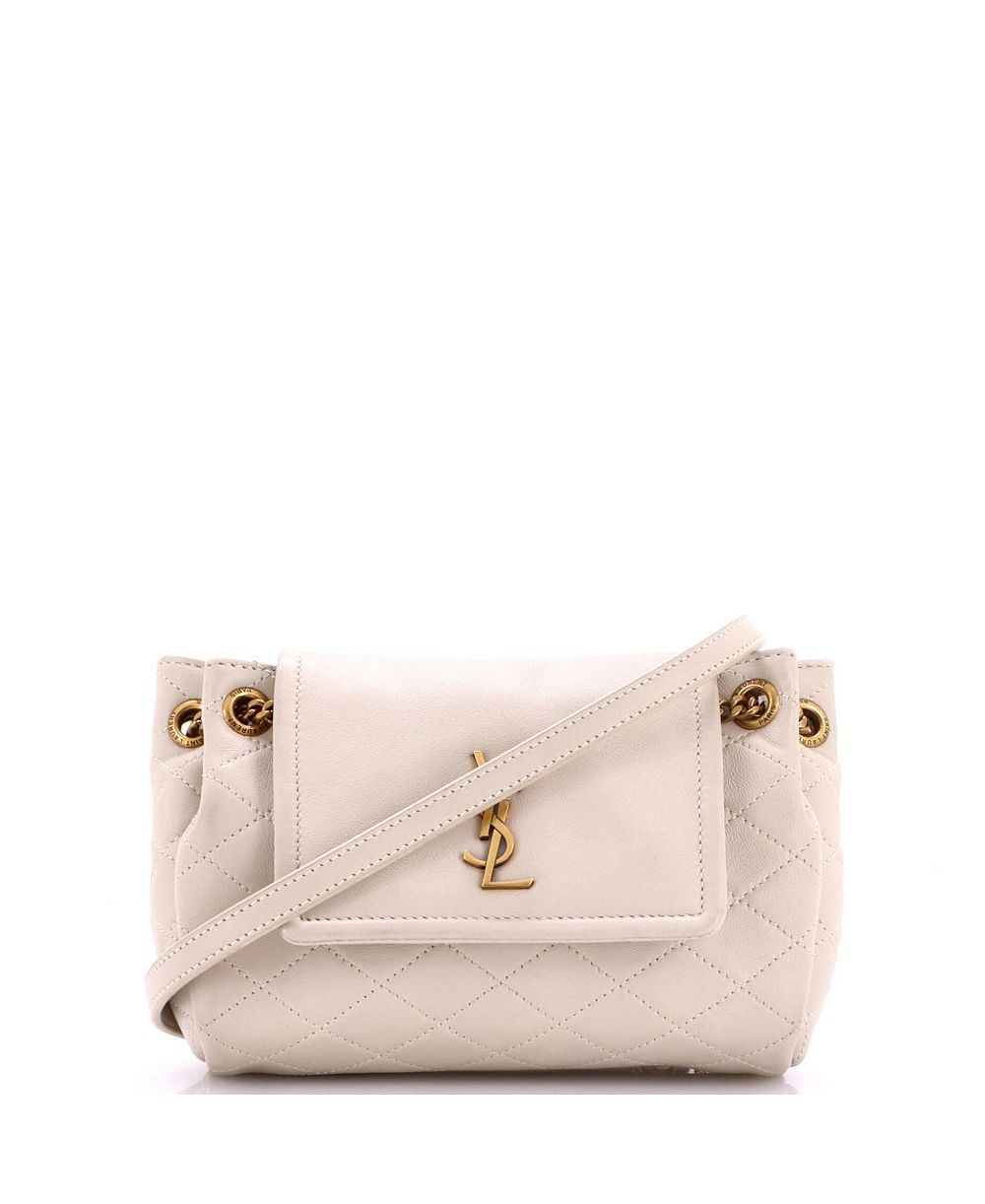 Pre-Owned Saint Laurent Mini Nolita Satchel Quilted Leather