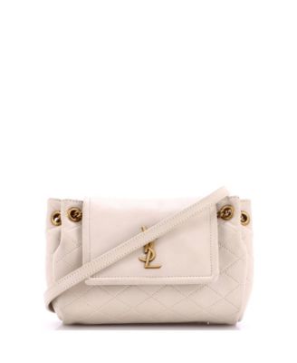 Pre-Owned Saint Laurent Mini Nolita Satchel Quilted Leather