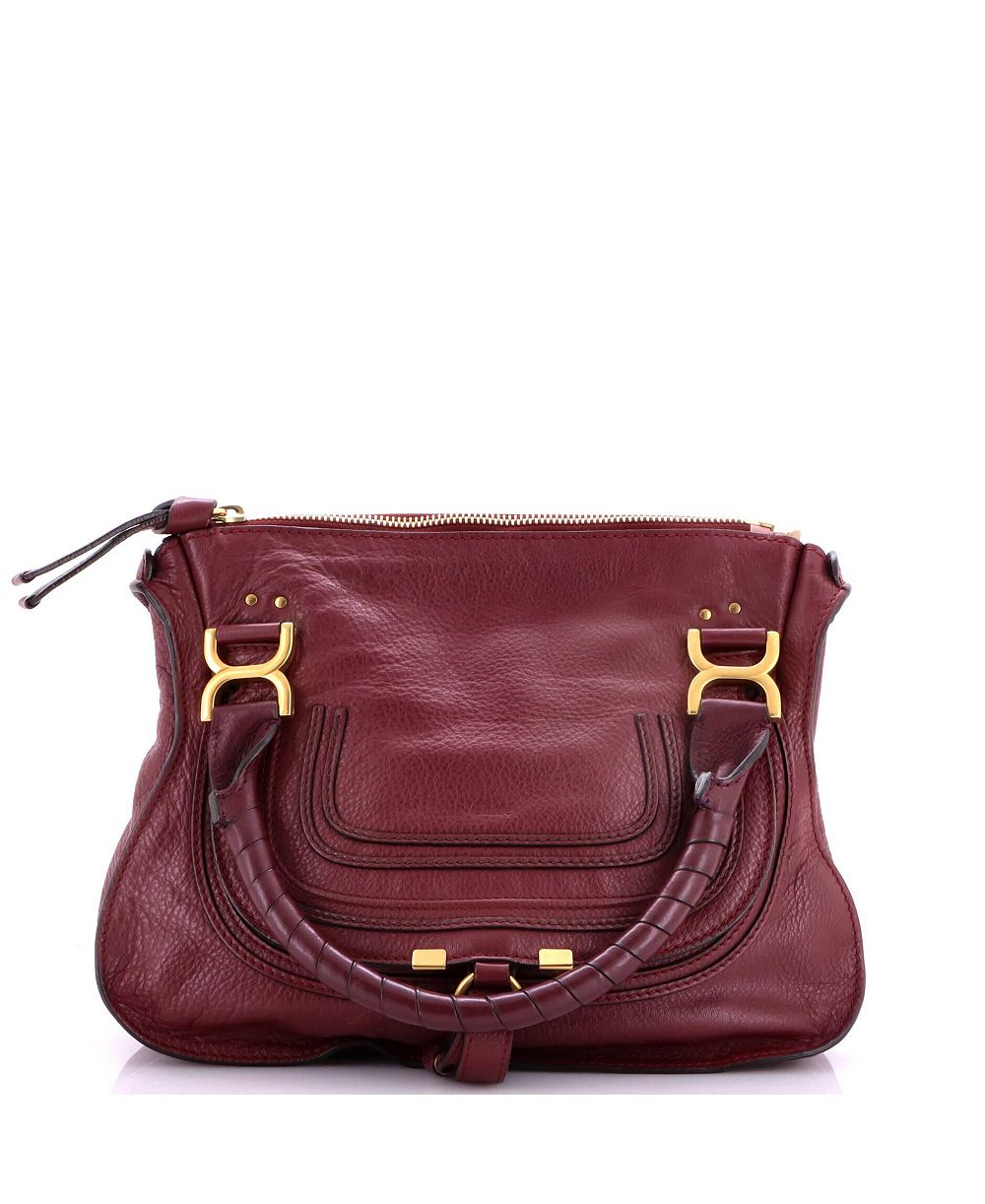 Pre-Owned Chloe Medium Marcie Shoulder Bag Leather