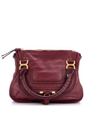 Pre-Owned Chloe Medium Marcie Shoulder Bag Leather