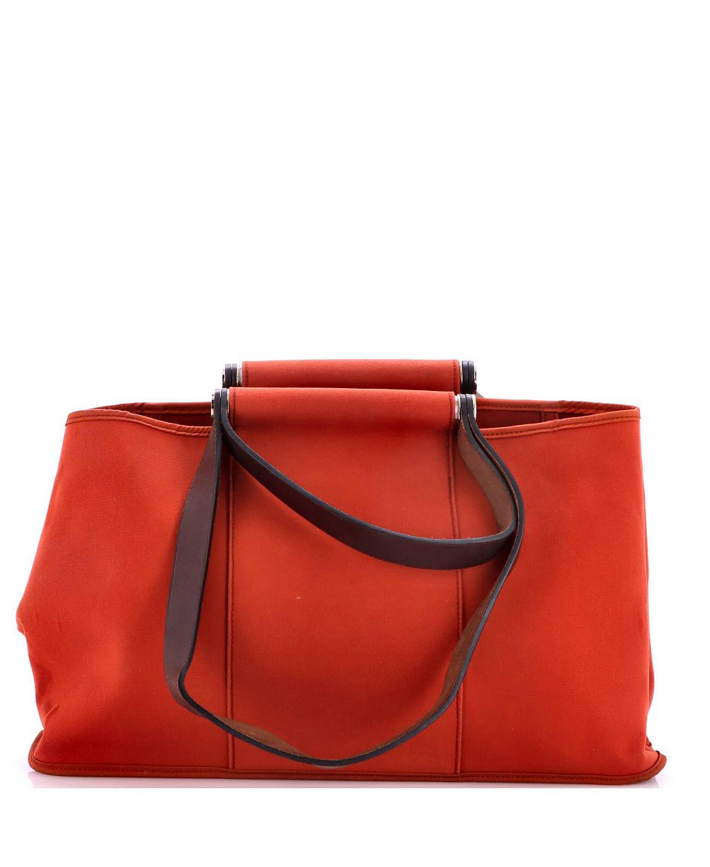 Б/у сумка hermes 39 cabag elan из ткани и кожи