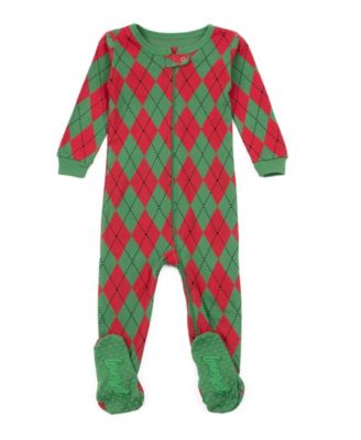 Green/red argyle