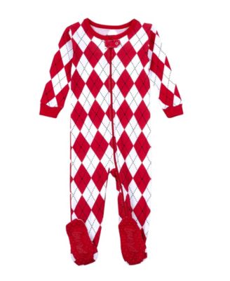 Red/white argyle