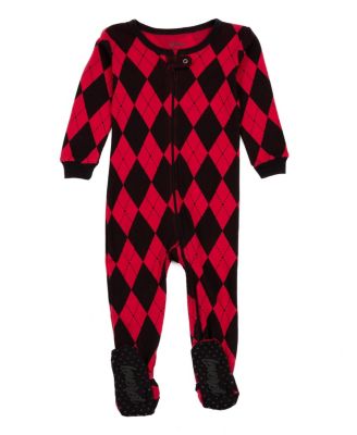 Red/black argyle
